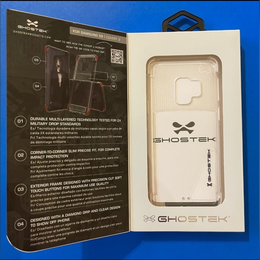 Galaxy S9 - Ghostek Covert2 Case (CLEAR/WHITE)
